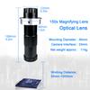 YIZHAN 130X 150X 180X Zoom C-Mount Lens Magnification Adjustable 25mm For Electron Video Microscope Accessories Monocular Camera
