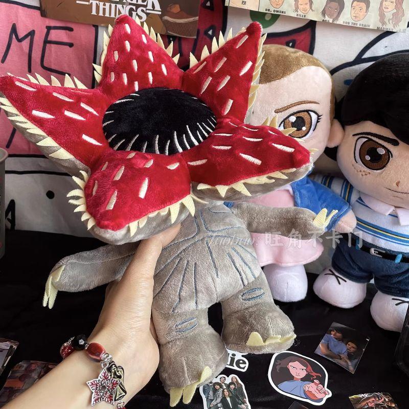 "Devil Eating Human Flower" cartoon game character plush toy, cute little devil stuffed doll, children's gift