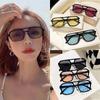 New Unisex Rectangle Vintage Sunglasses Retro Sun Glasses Female Lady Eyeglass Cat Eye Casual Goggles Driver's Goggles