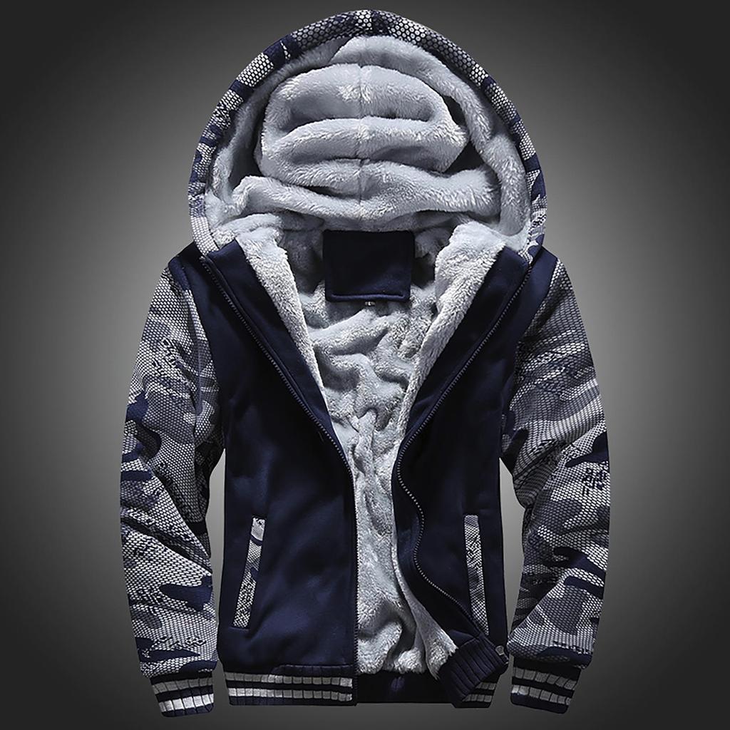 Мужская осенне-зимняя новая модная свободная повседневная плюшевая куртка контрастного цвета