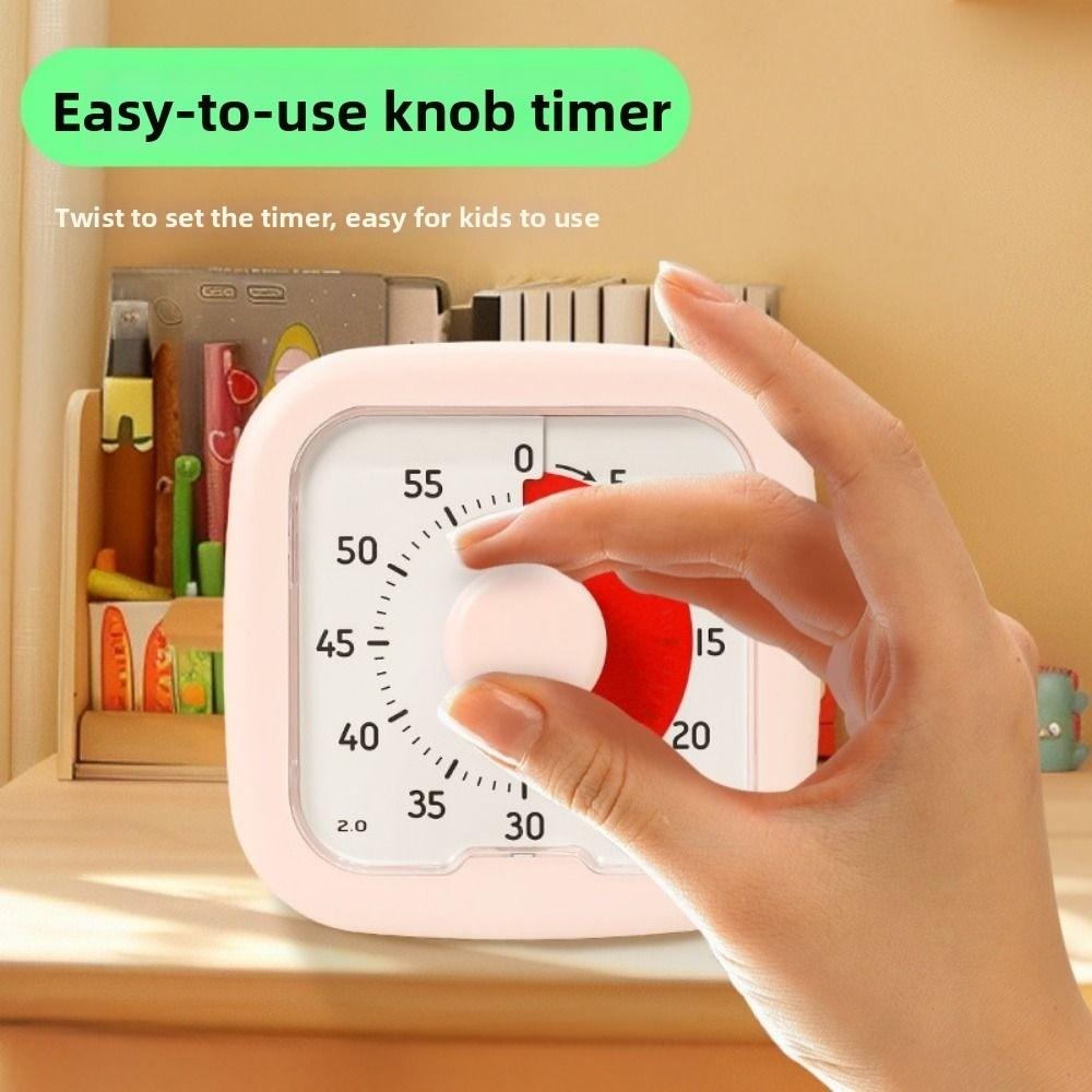 with Stand Countdown Timer 60-Minute Kitchen Cooking Timer Multi functional Visual Timer Indoor