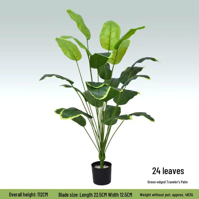 Nordic Style Large Potted Banana Plant Bonsai for Indoor Living Room Decor