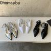 Весенние новые брендовые женские туфли-лодочки, модные серебряные туфли с острым носком, элегантные женские сандалии Zapatilla De Muje