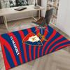 1PC Red Blue Shield Atletico Rug Game Carpet, Floor Mat for Bedroom Living Room Entryway Rug, Home Decor Idea Gift for Christmas birthday