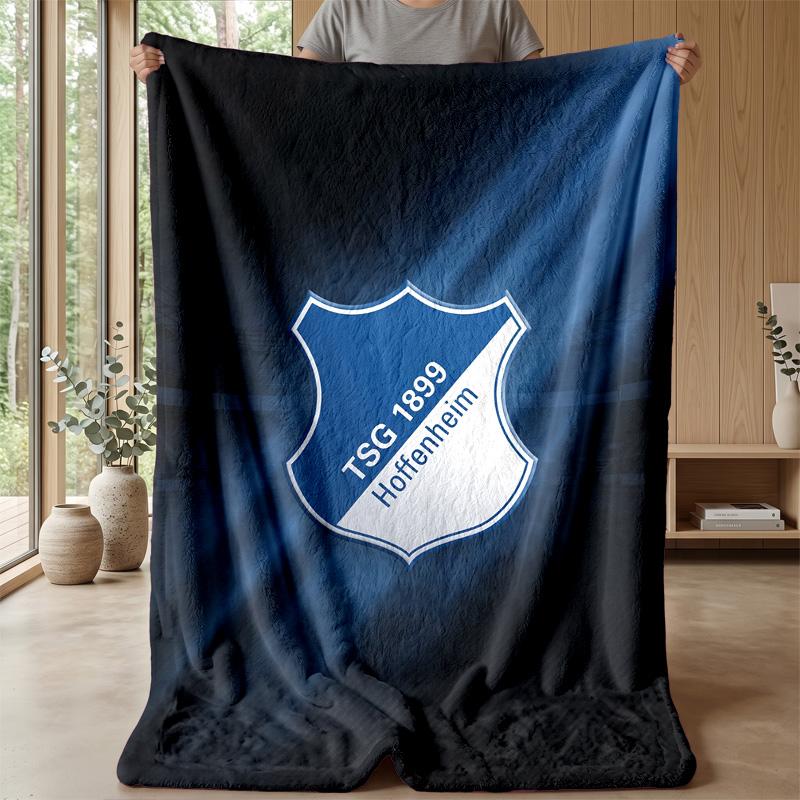 TSG Hoffenheim FC Soft Flannel Fleece Blanket Lightweight Cozy Warm Throw Blanket For Sofa Bed Home Decor