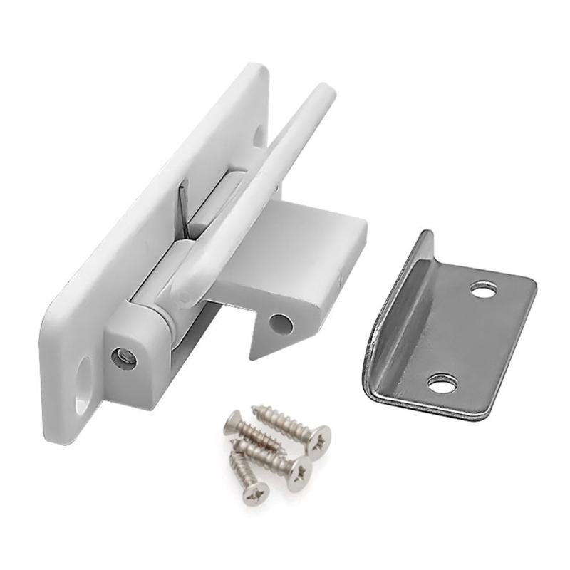 Cabinet Door Latch Home Furniture Trailer Accessories Child Proof Lock Suitable for Campers Home Kitchen Bathroom Office