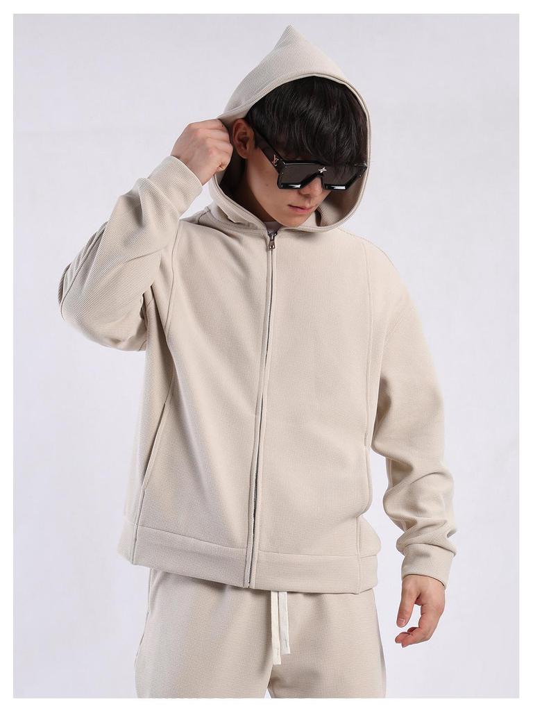 Мужской кардиган-худи на молнии - Осенне-зимняя верхняя одежда Smart Casual с карманами (2024)