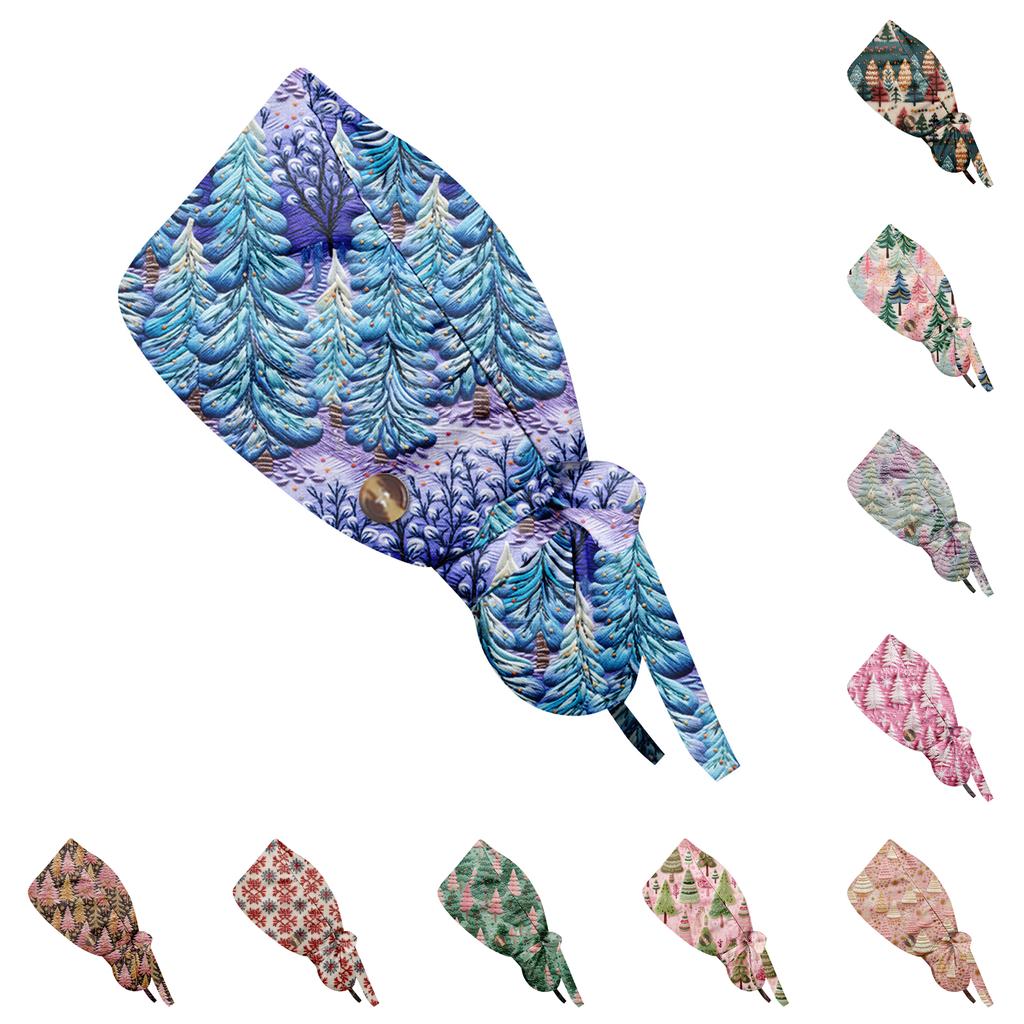 Модная рождественская рабочая кепка с принтом, повседневная женская кепка с хвостиком, кепка с повязкой, кепка Baotou