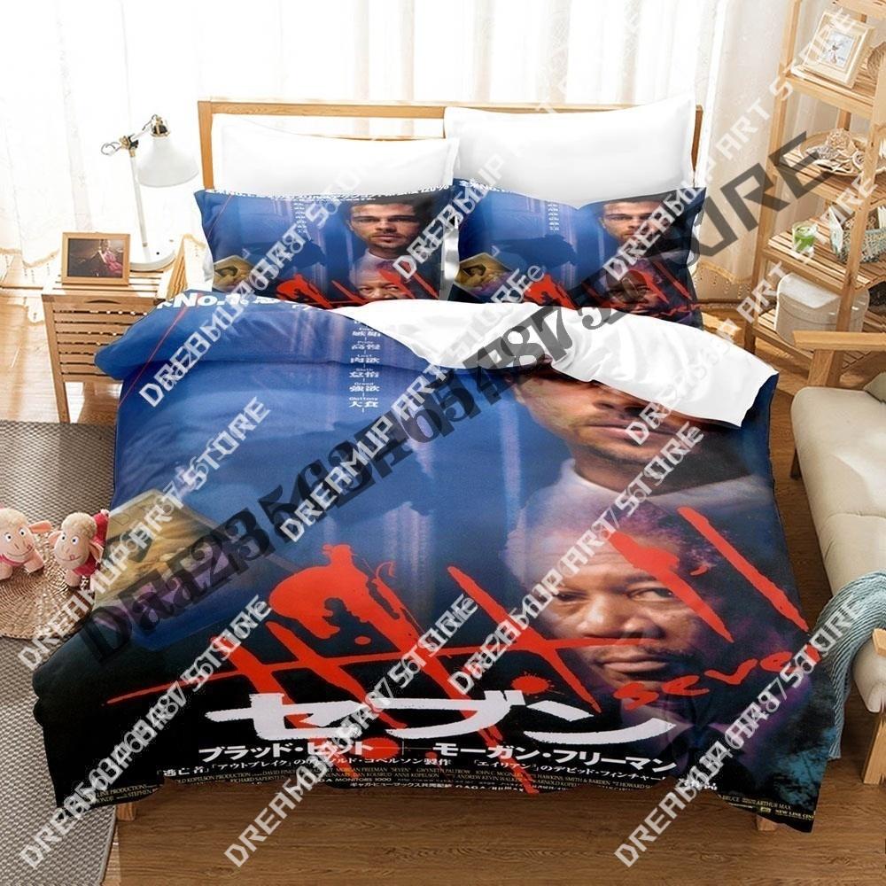 3D Печать Седьмой Фильм Комплект Постельного Белья Односпальный Queen King Полный Размер Пододеяльник Наволочка Кровать Мальчики Девочки Взрослые Домашний Текстиль