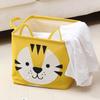 Cartoon Toy Storage Box Cloth Folding Storage Basket Cute Dirty Clothes Basket  Home