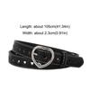 Gothic Love Heart Belts Punk Pin Buckle Waistband Fashion Waist Band  For Women Man