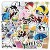 50 Sports Volleyball Graffiti Stickers Mobile Phone Computer Waterproof Decorative Stickers Creative Volleyball Stationery Stickers
