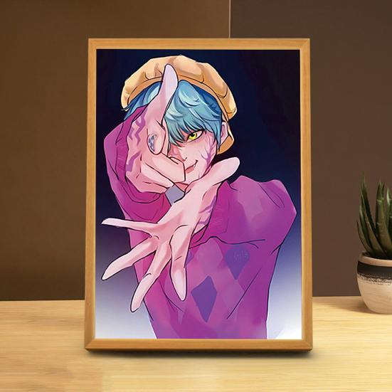 Картина Лампа Перезаряжаемый Светодиодный Свет Светящийся Настенный Художественный Свет Яркий Цвет Художественное Освещение Ночник