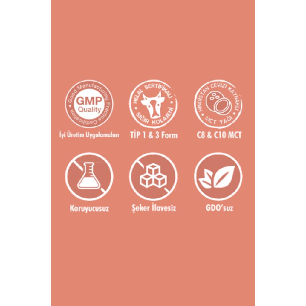 Коллагеновый порошок Mct 354 G-коллаген Масло Mct Витамин С Пребиотик Камедь акации-шоколад