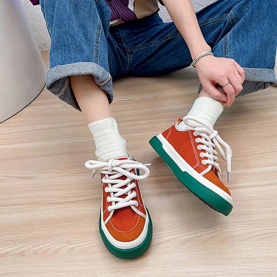 Летняя дышащая парусиновая обувь, женская универсальная студенческая обувь для скейтбординга, повседневная обувь на толстой подошве, модная обувь