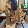 Autumn New Fashion Stone Pattern 20 Platinum Bag Portable Shoulder Oblique Span Women's Bag