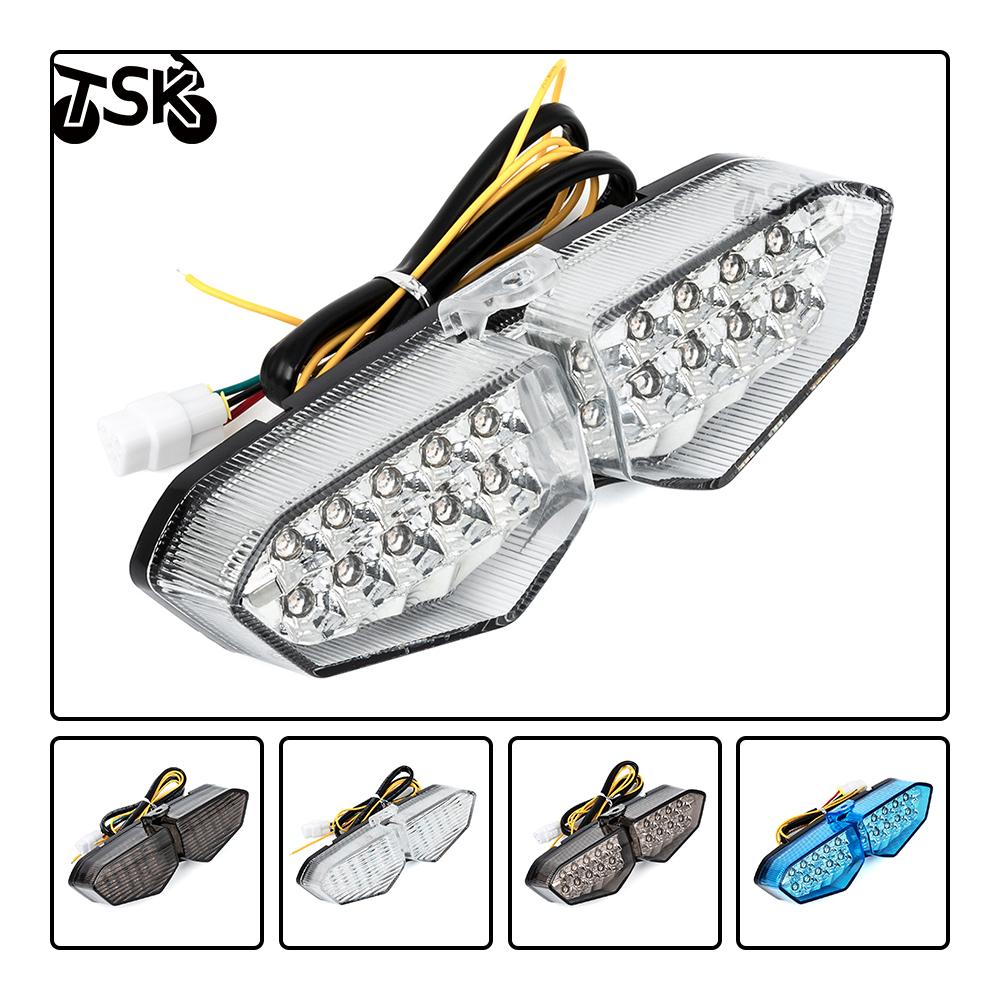 Motorcycle Rear Tail Light Brake Turn Signals Integrated For Yamaha YZF R6 2003 2004 2005 YZF R6S 2006-2008 XTZ 1200 2012-2014