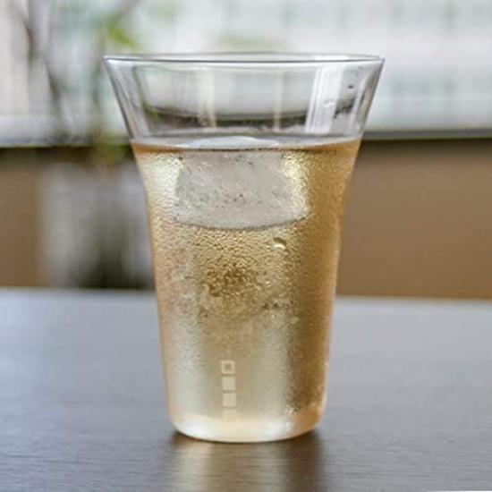 Wired Beans Eternal Glass Wine Thinly Comes in a Japanese Cedar Box Tumbler, Blown, 150ml, (Transparent (Clear))