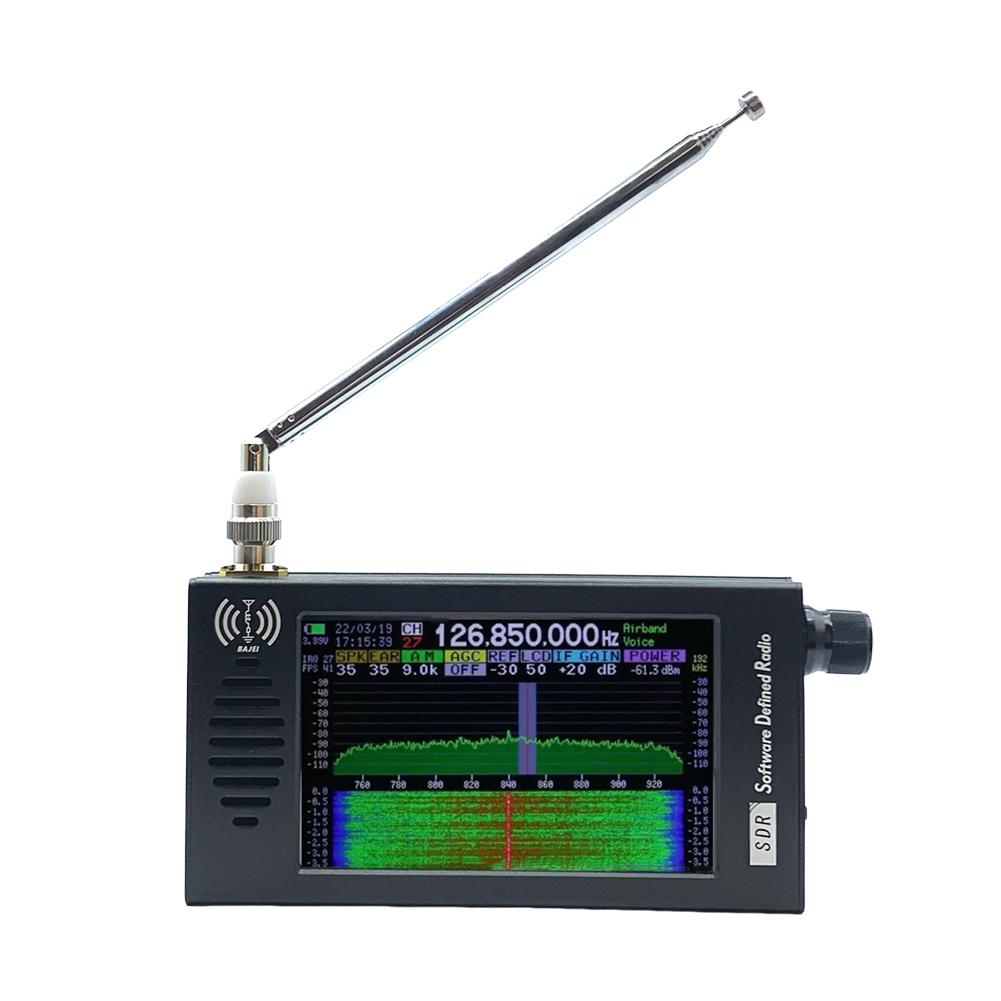 DSP SDR Радиоприемник Коротковолновый Радиоприемник 4,3-дюймовый Сенсорный Экран с Разъемом для Наушников и Антенны для FM MW SSB CW HAM