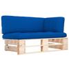 Day and Night - Day and Night Corner Sofa Made of Garden Pallets Impregnated Pine Wood