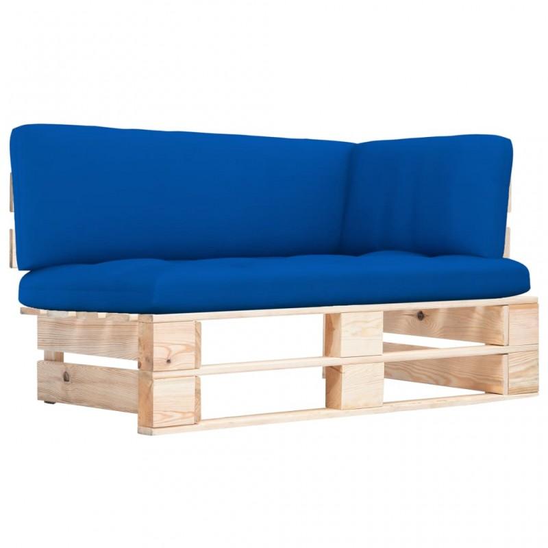 Day and Night - Day and Night Corner Sofa Made of Garden Pallets Impregnated Pine Wood