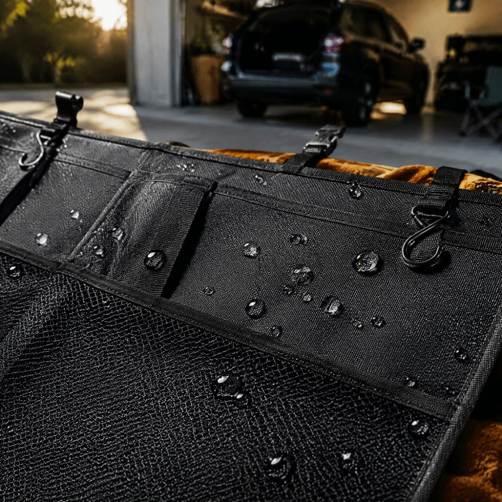 Large Capacity SUV Car Boot Hanging Bag Multiple Compartments Backseat Bag Organizer  Road Trip