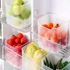 Transparent Food Fridge Storage Box Stackable Food Fresh Box  for Kitchen Organizer