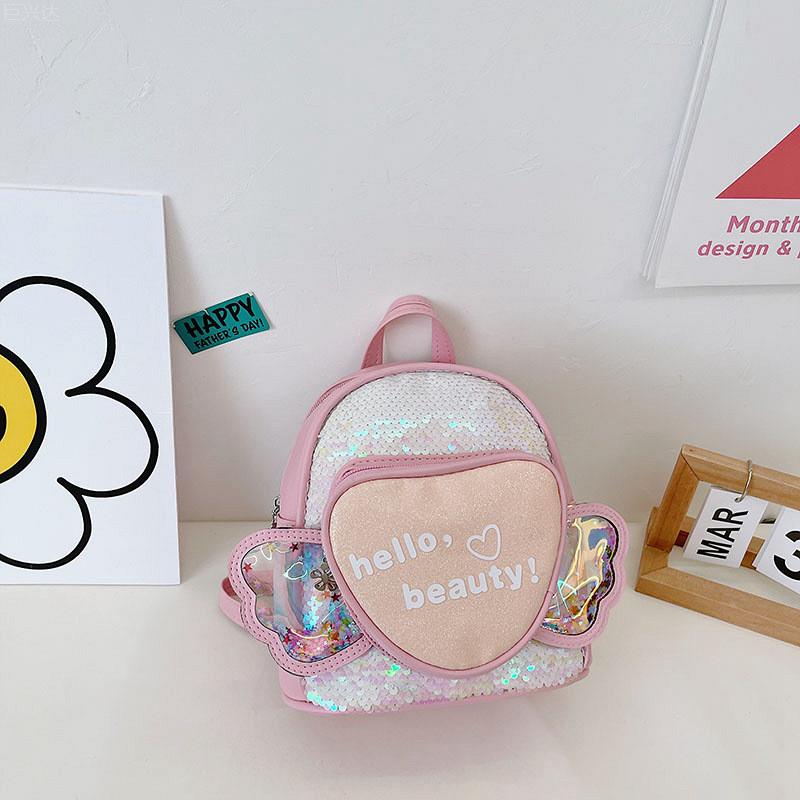 Cartoon Backpack Love Animal Kids Pu Book Bag With Impactresistant Fabric