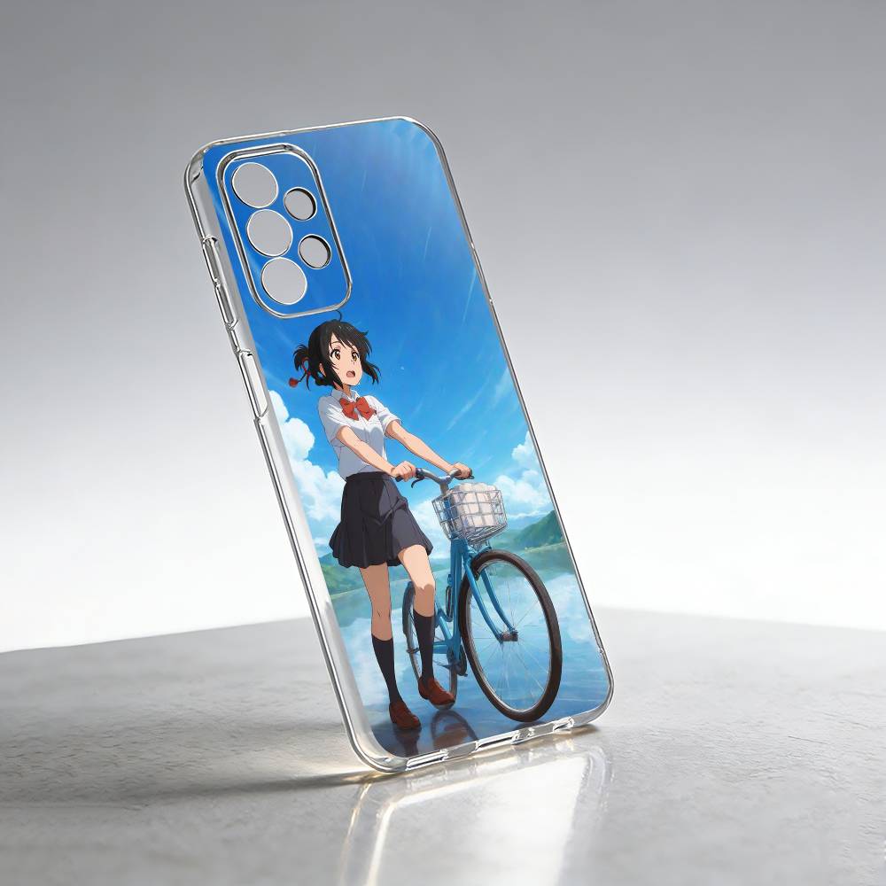 Anime Your-r N-Name-e Phone Case Transparent Silicone Soft For Samsung S25,S24,S21,S22,S23,S30,Ultra,S20,Plus,Fe