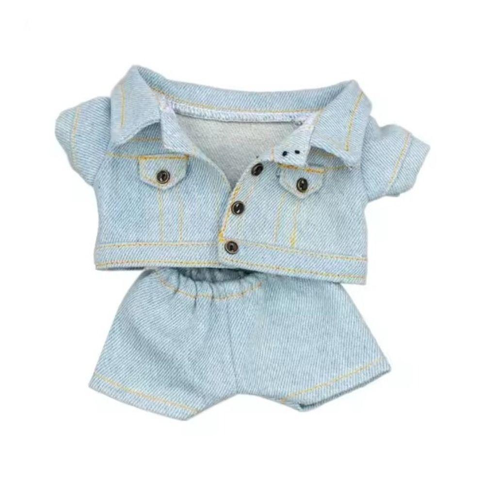 Casual Wears Doll Jacket Pants Clothes Suit Doll Coat Tops Fashion Cotton Doll Jeans  Kids Toys