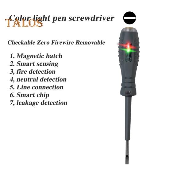 2 шт. Магнитная отвертка с высоким крутящим моментом, детектор электричества, компактный дизайн, портативный нескользящий тестер напряжения, набор отверток