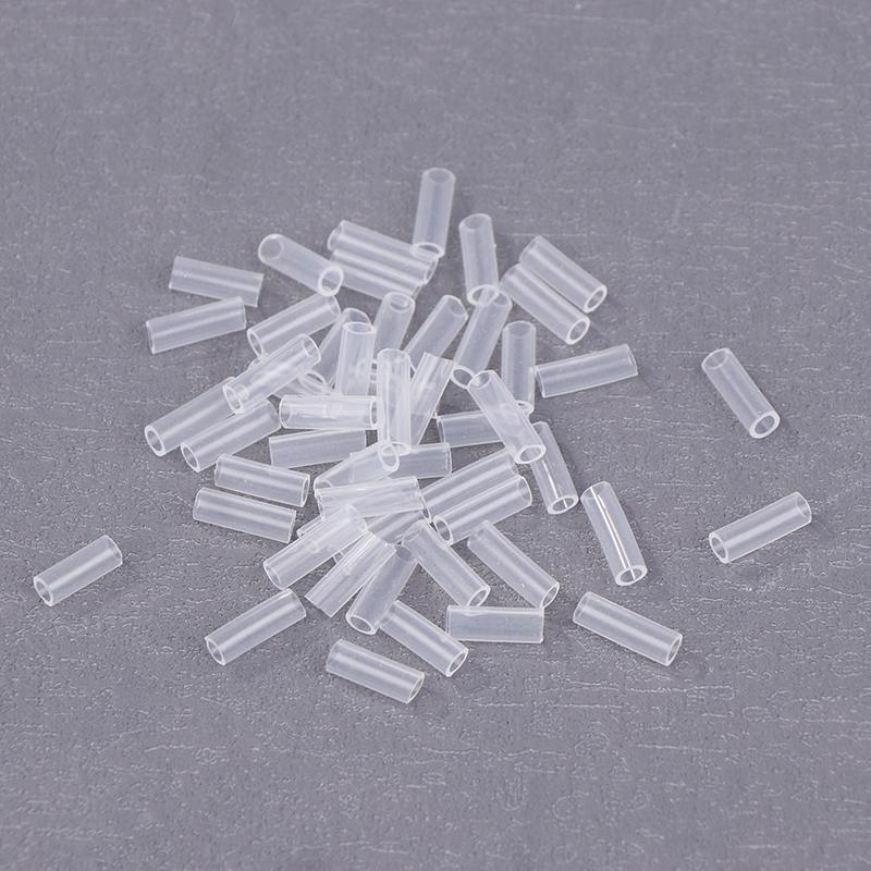 50Pcs Bead Chain Anti-lost Cover Pendant Acrylic Card Chain Falling Off Key Ring Protective Cover To Prevent Falling Bead Chain