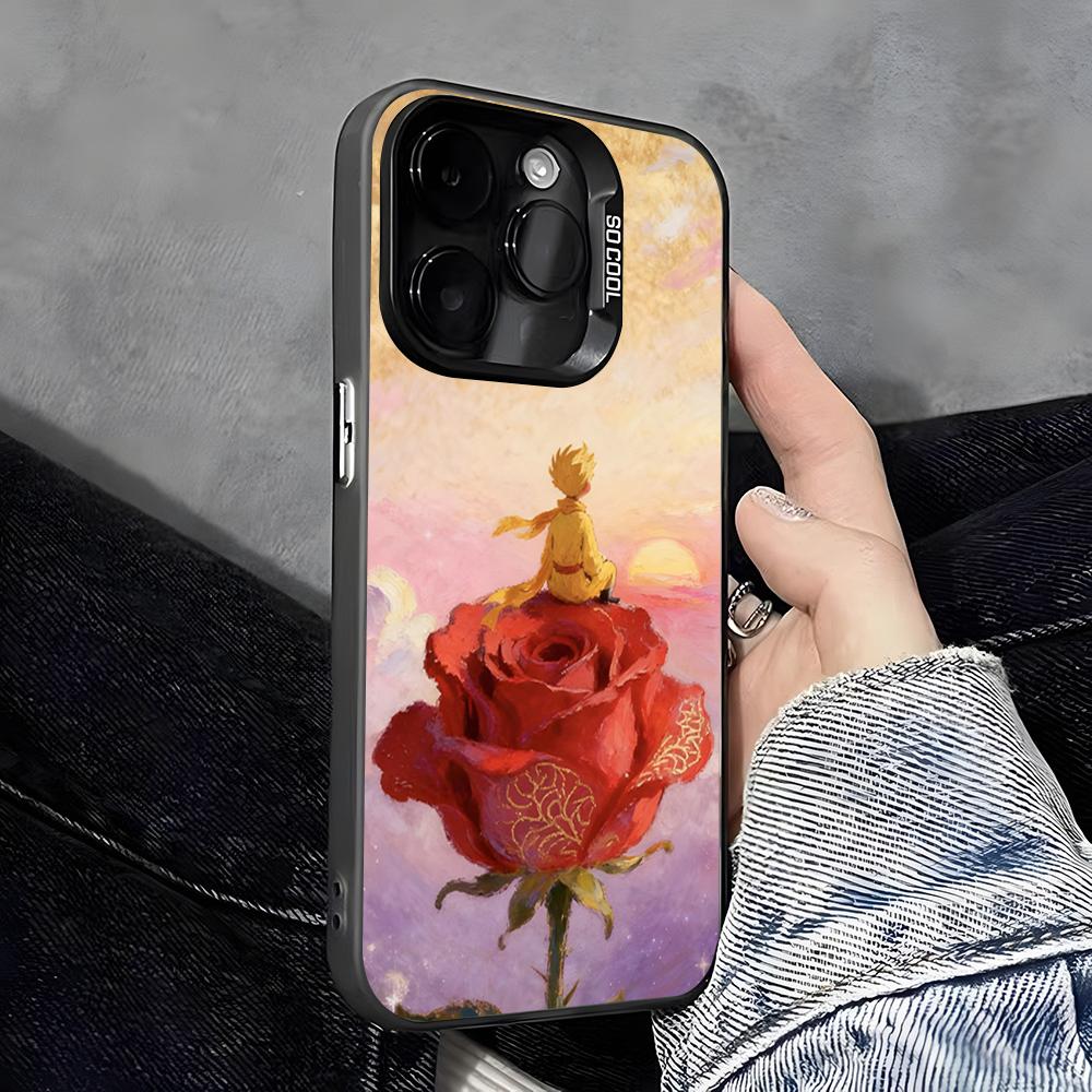 Чехол для телефона «Маленький принц» для iPhone 17 Pro Max 16 Pro Max 15 14 13 11 12 Mini Xs X Xr 7 8 Plus Se Цвет Серебристый Чехол