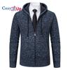 Cozy Up мужской зимний свитер пальто кардиган свитер с капюшоном плюс бархат повседневный утолщенный