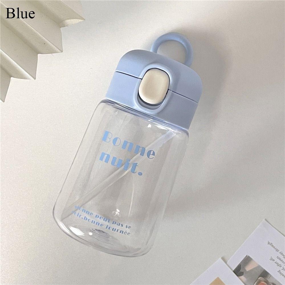 Straws and Lids Water Bottles 400ML Beverage Cups Creative Kids Sippy Cup  Toddlers Feeding