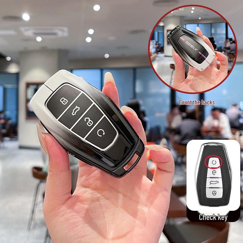 Geely Emgrand Key Cover for Xingrui, Xingyue L, Binrui Cool, Boyue, Binyue, GS Models – Metal Shell