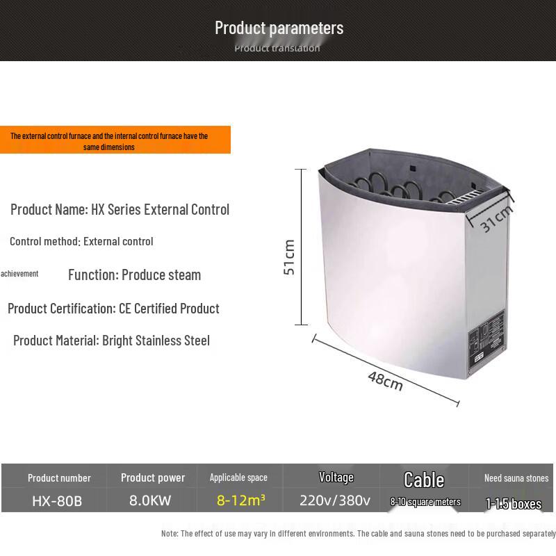 Bainian Sang Home Sauna Heater
