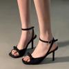 2025 New Designer Comfortable Stiletto High Heel Shoes Sexy Fashion Women Outdoor Open Toe Ankle Buckle Sandals Shoes for Women