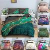 3D Print Duvet Cover Marble Texture Bedding Set Colorful Pattern Quilt Cover Twin King Comforter Covers With Pillowcase