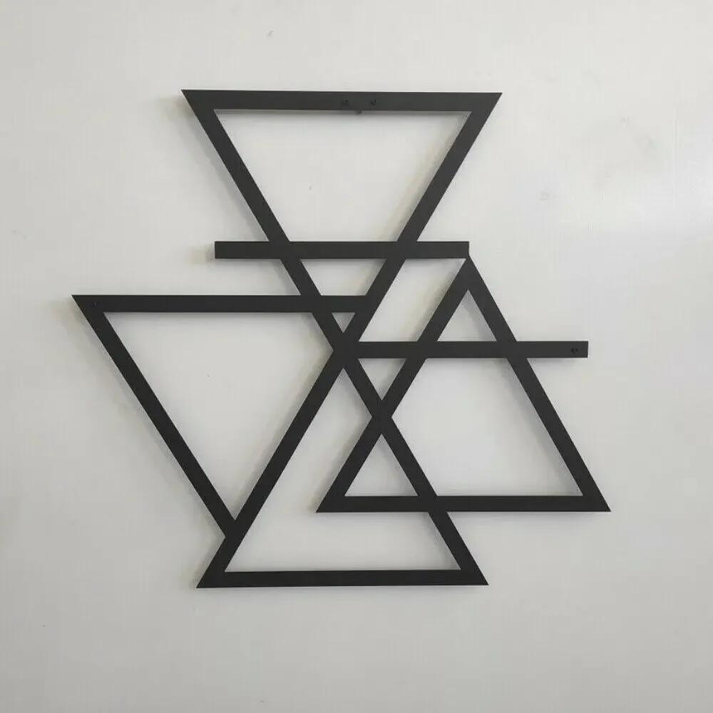 1 шт. Металлический настенный декор Four Elements – стильное настенное искусство для украшения дома и интерьера, элегантные железные акцентные элементы
