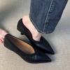 2024 Горячая Распродажа Женская Обувь Небольшие Женские Туфли На Высоком Каблуке Модные Прочные Офисные и Карьерные Сексуальные Туфли С Острым Носом Для ЖенщинZapatos Mujer