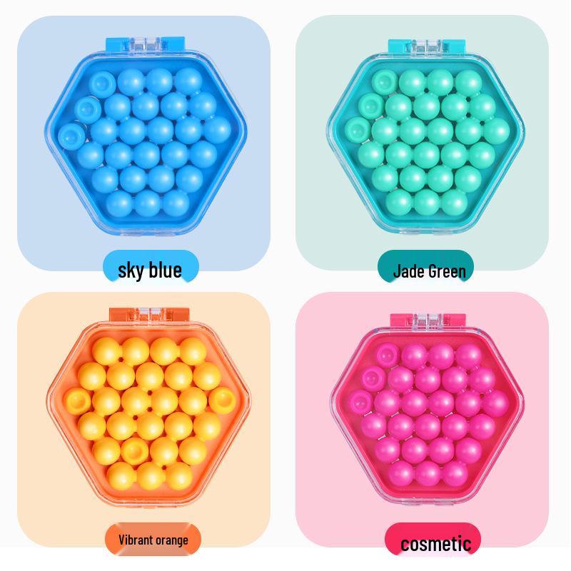 Pocket Wisdom: Color Beads Puzzle - Children's Logic & Spatial Thinking Educational Toy
