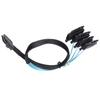 MINI SAS Cable Compact Portable SFF 8087 To 8482 SATA Adapter for ServeRAID MR10i