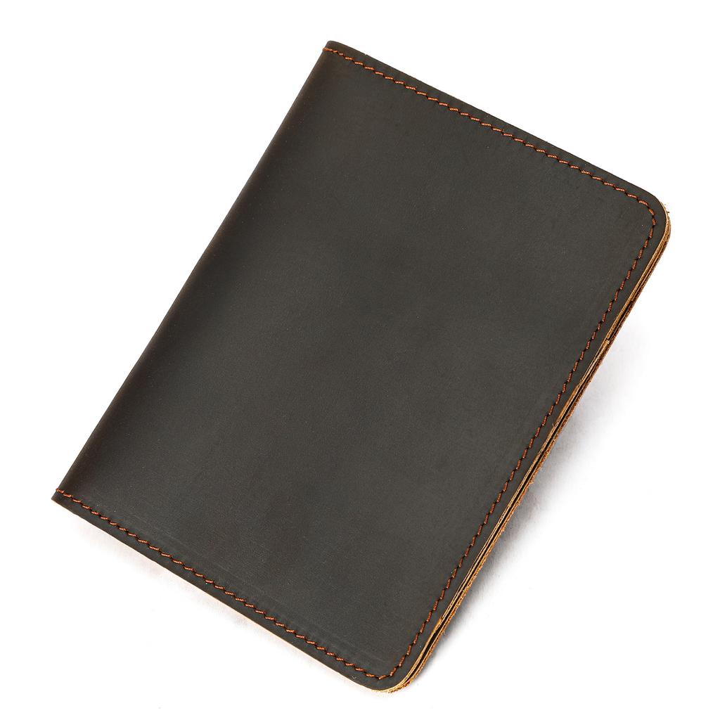 Ретро Кожа Crazy Horse Мужской Картхолдер Сумка для Хранения Документов Паспорта Натуральная Кожа Универсальный Кошелек для Документов