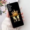 Чехол для Samsung Galaxy S24 FE S24 Plus Новый Чехол с Буквами Короны Мягкий Тонкий Чехол для Телефона Для Samsung S24 Ultra S 24 S24+ S24FE Корпус