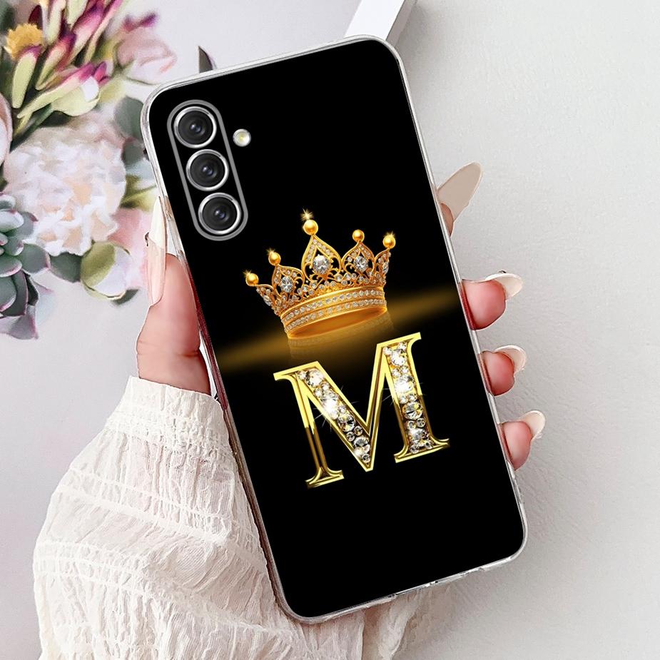 Чехол для Samsung Galaxy S24 FE S24 Plus Новый Чехол с Буквами Короны Мягкий Тонкий Чехол для Телефона Для Samsung S24 Ultra S 24 S24+ S24FE Корпус