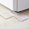 4pcs Shockproof Silicone Furniture Pads - Anti-Slip, Transparent Floor Protection for Washing Machines & Metal Surfaces, Material Safeguarding