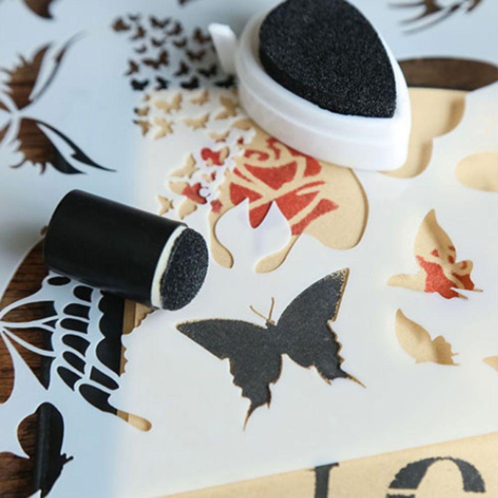 40PCS/set Sponge Material Finger Sponge Daubers Small Size Small Sponge Daubers Drawing