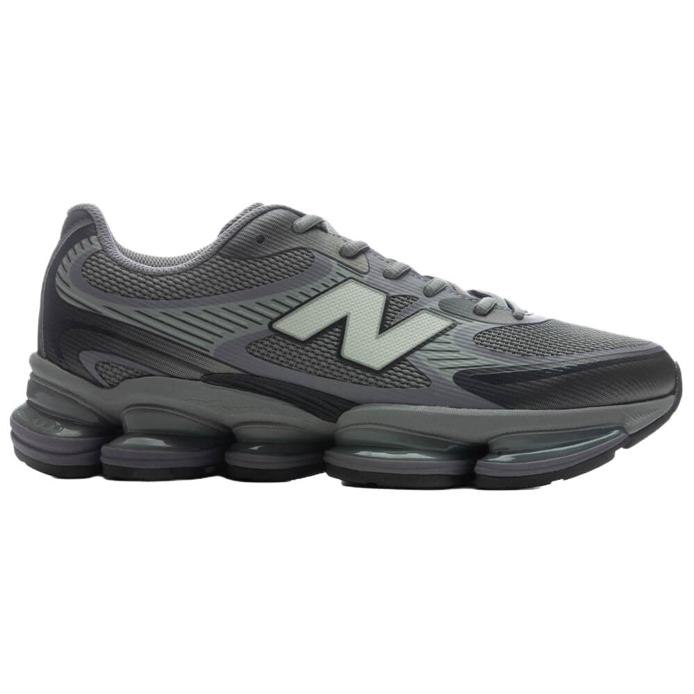 New Balance ABZORB 2000 Сетчатая поддержка Дышащие Беговые кроссовки Унисекс Серый Зеленый U20008LR