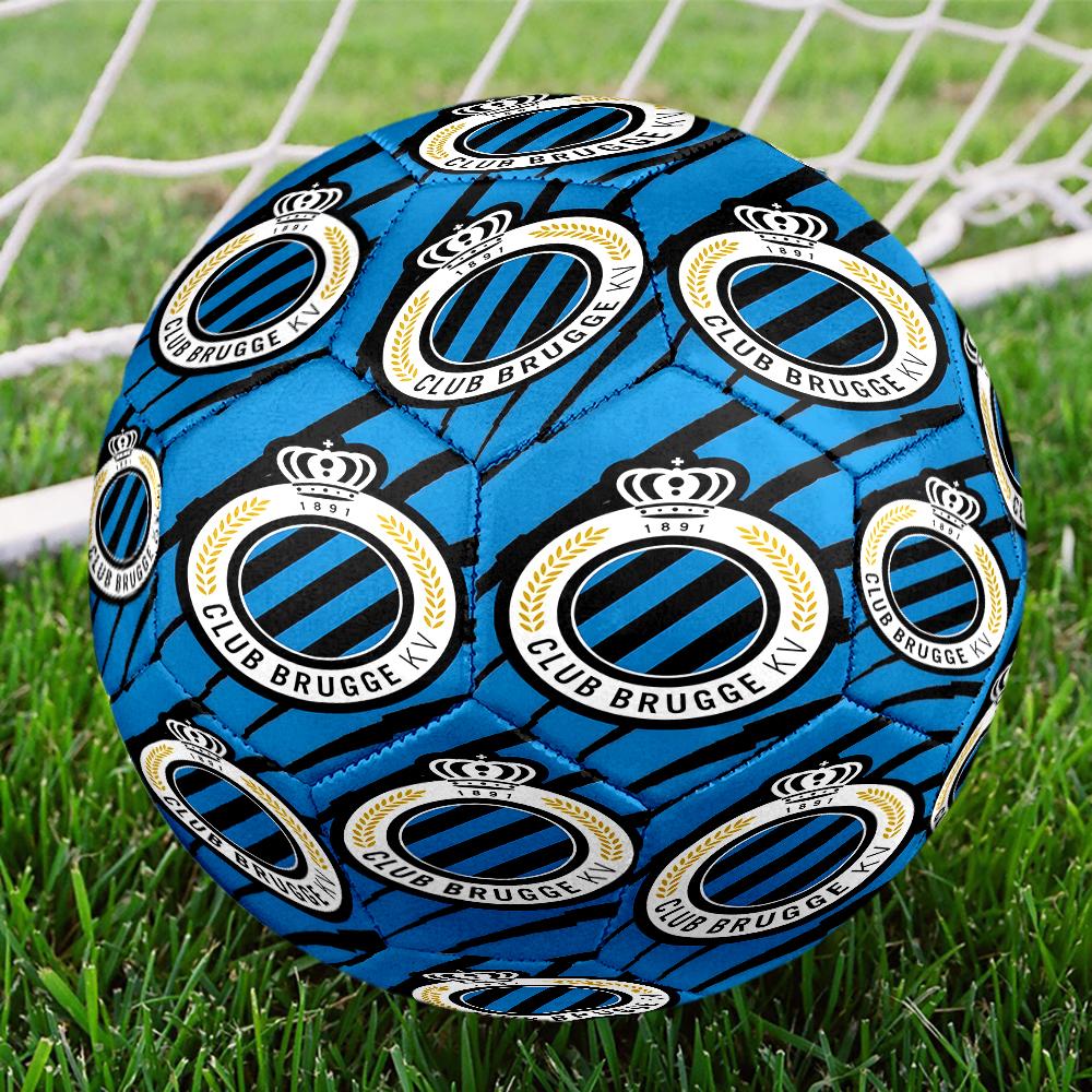 FC Brugge Crest Size 5 Soccer Balls, Anti-Slip, Protective Football, Outdoor Sport, a Unique Gift Suitable for him/her, Birthdays